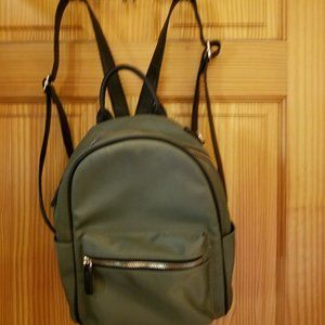 "Like Dreams" Womans classic  mini army green   Backpack/purse